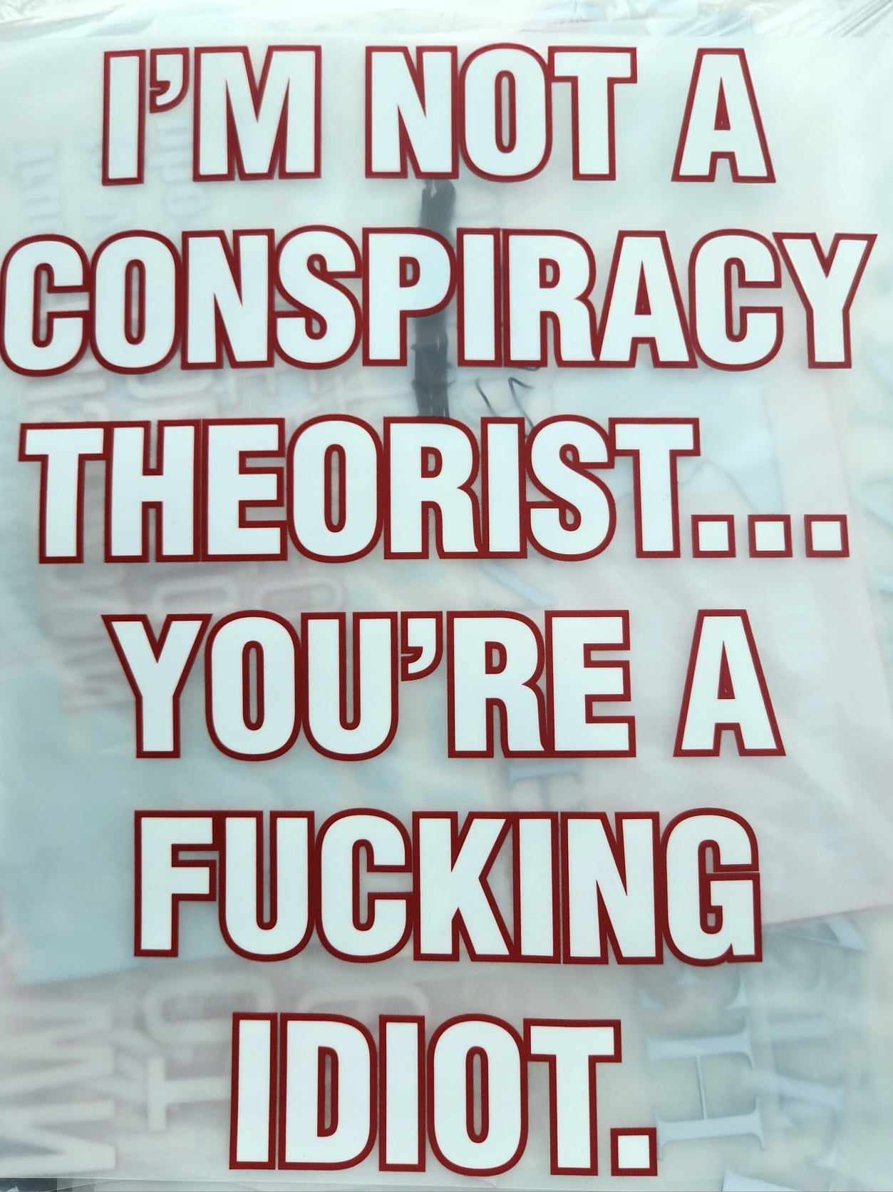 Custom Coroplast - Conspiracy