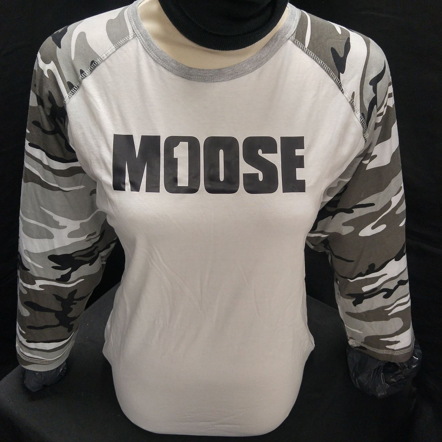 Moose Camo B-Ball 3 Quarter Sleeve