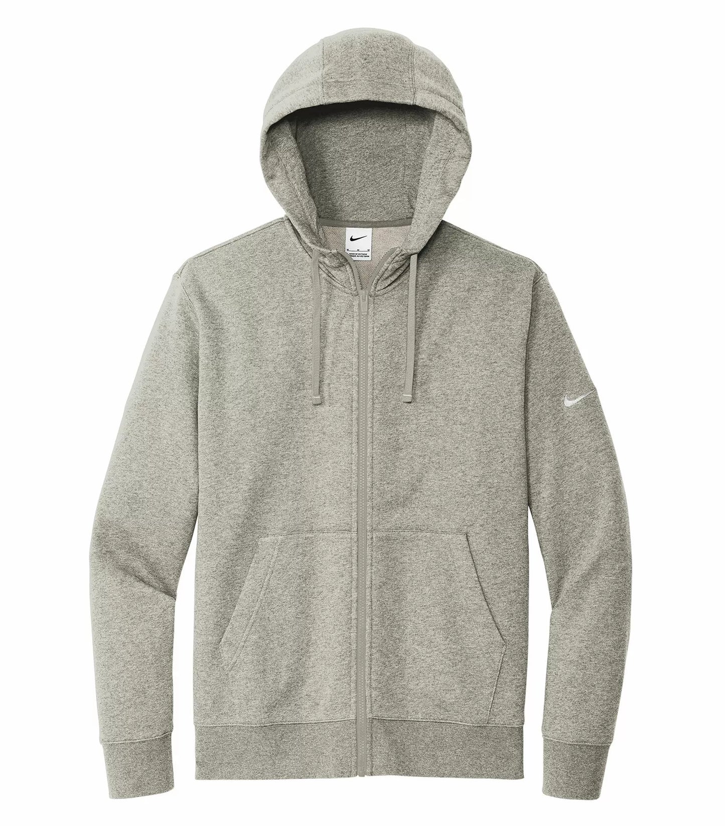 MENS NIKE CLUB FLEECE SLEEVE SWOOSH FULL ZIP HOODIE - DR1513