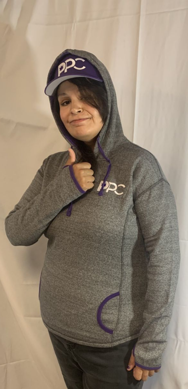 Rivers Gray/Purple PPC Hoodie