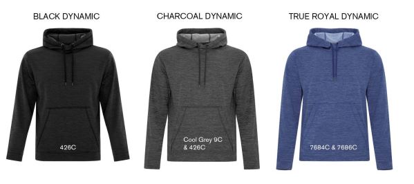ATC™ DYNAMIC HEATHER FLEECE HOODED SWEATSHIRT. F2033