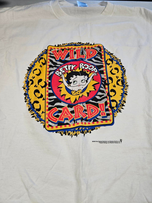 Wild Betty Boop Card T-Shirt