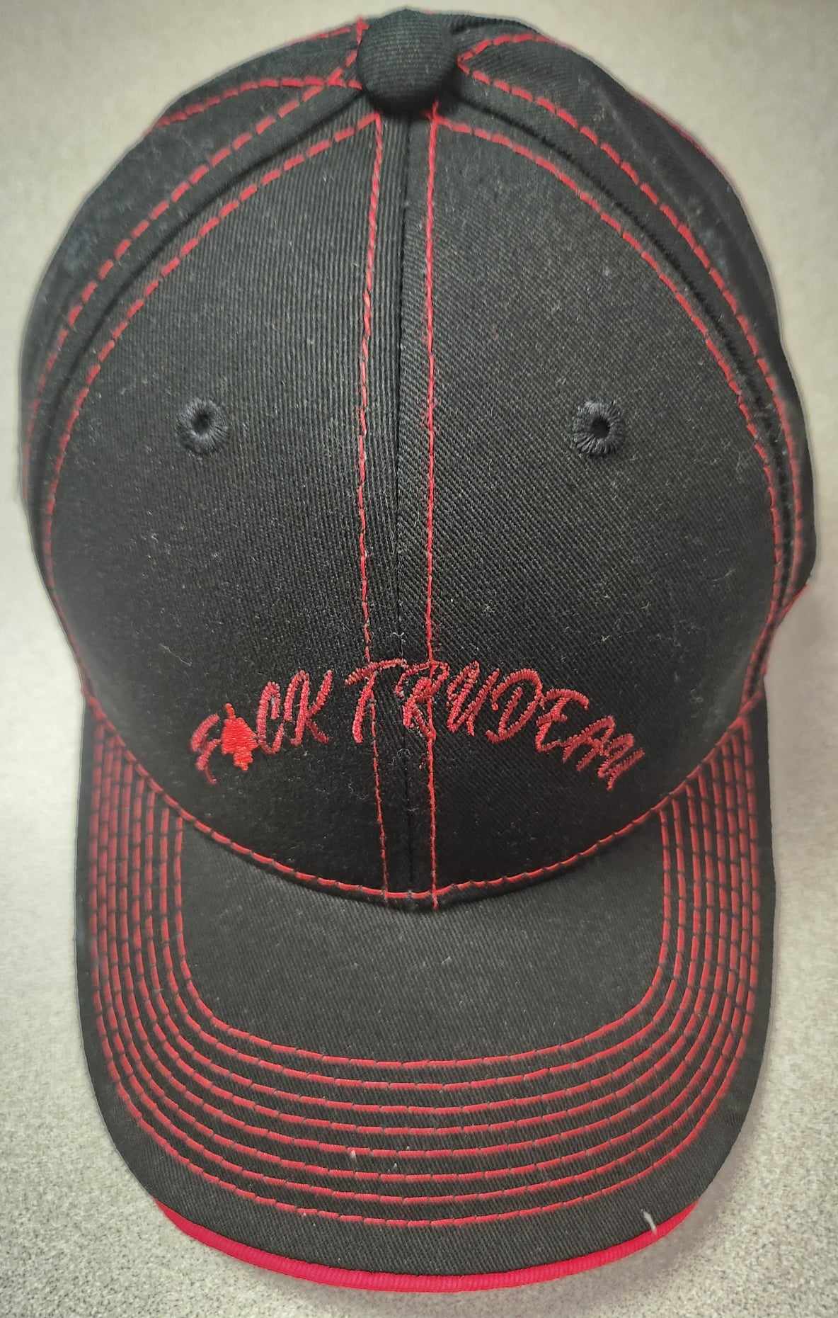 F*CK Trudeau Caps with Letter Embroidery