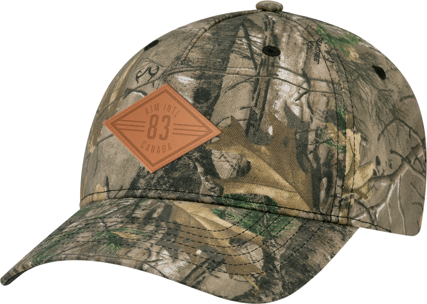 Brushed Polycotton Camo Hat