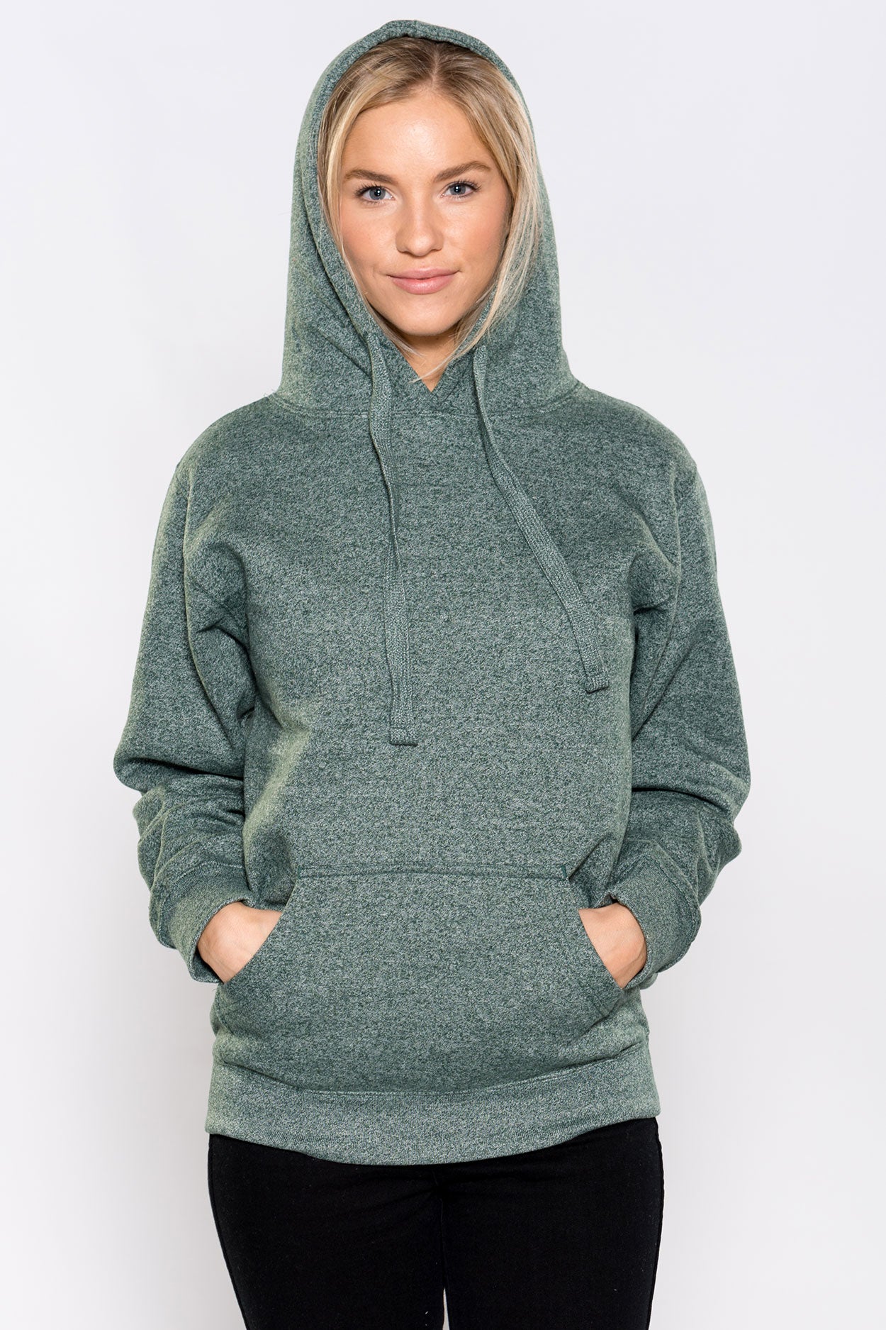 Miltex - 767 Marled Yarn Heather Hoodie