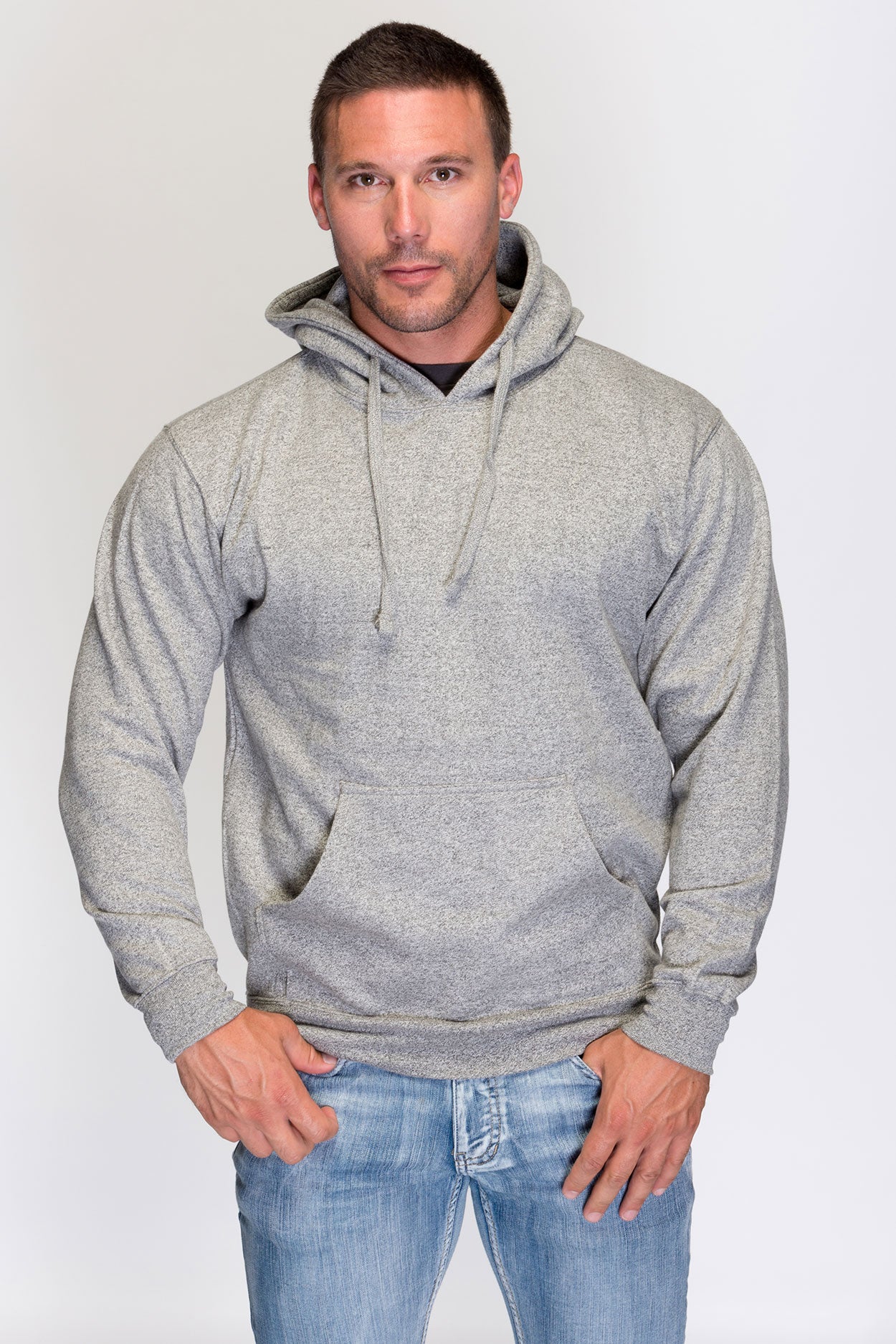 Miltex - 767 Marled Yarn Heather Hoodie