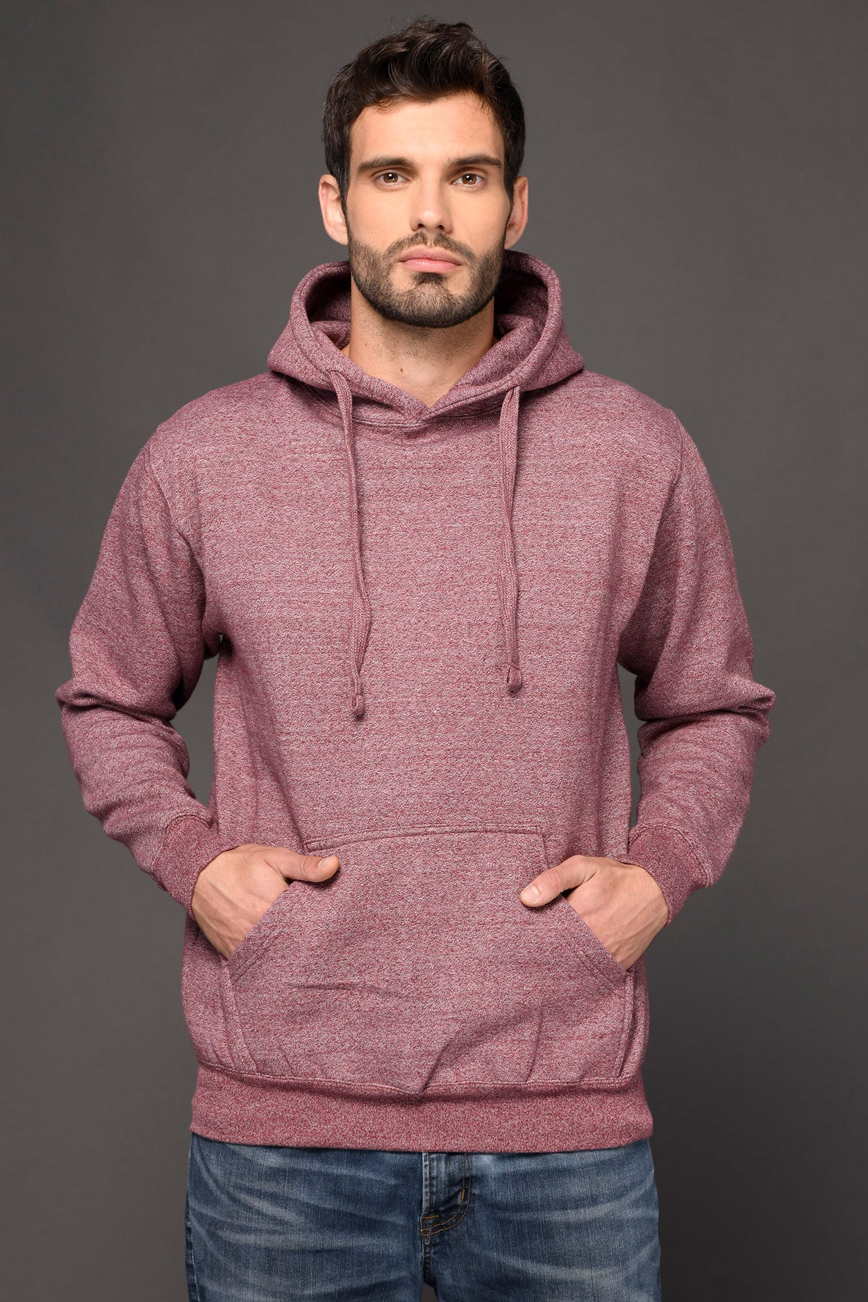 Miltex - 767 Marled Yarn Heather Hoodie