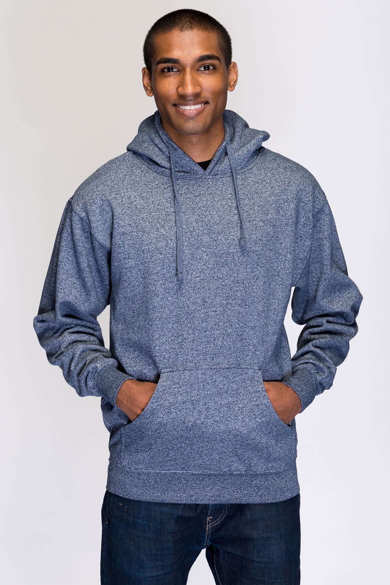 Miltex - 767 Marled Yarn Heather Hoodie