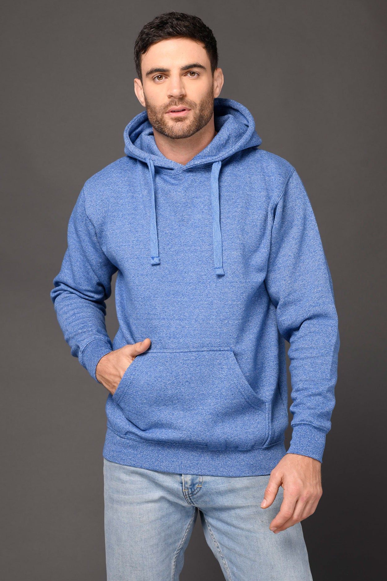 Miltex - 767 Marled Yarn Heather Hoodie