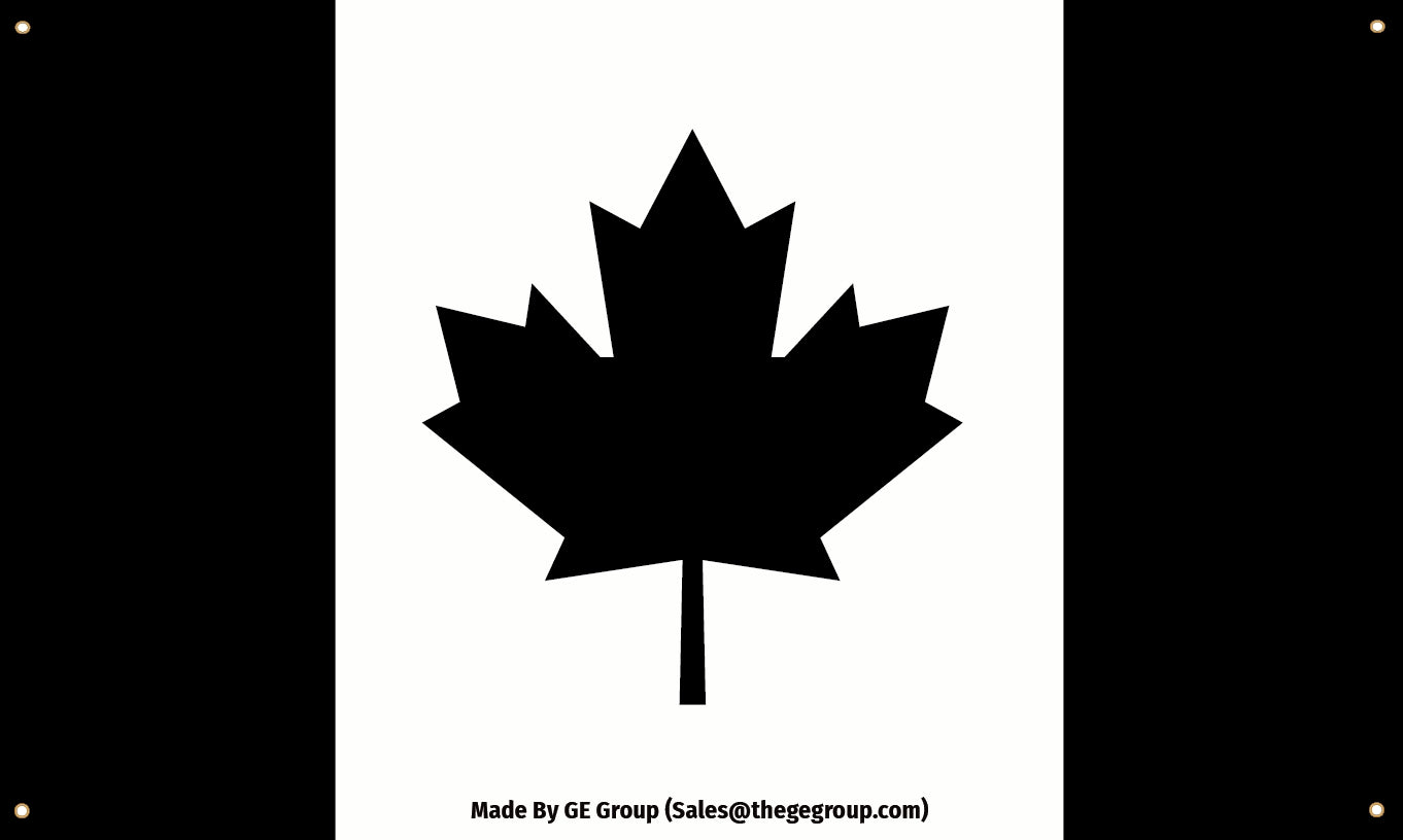 Flag - Canadian Flag Black (CUSTOM ORDER)