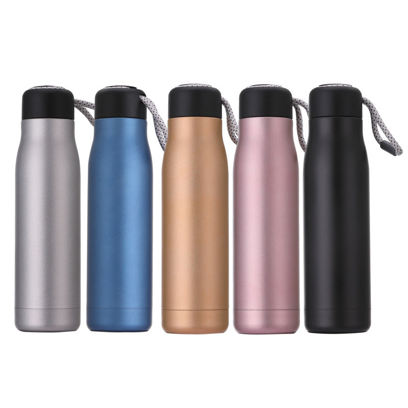 Double Wall Insulated Water Bottles w Rope Handle (500ML) – The GE Group