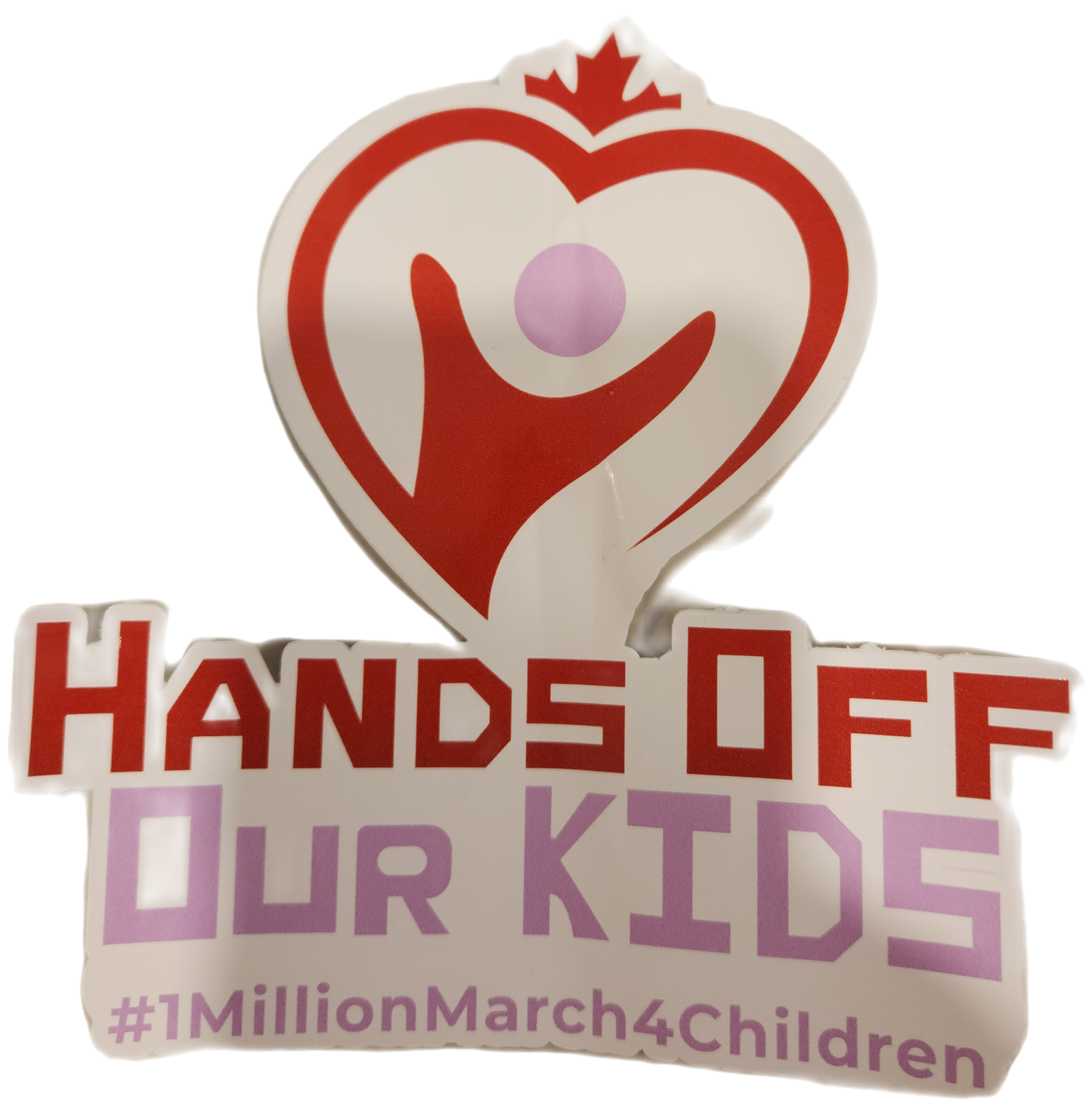 Hands Off Our Kids Stickers