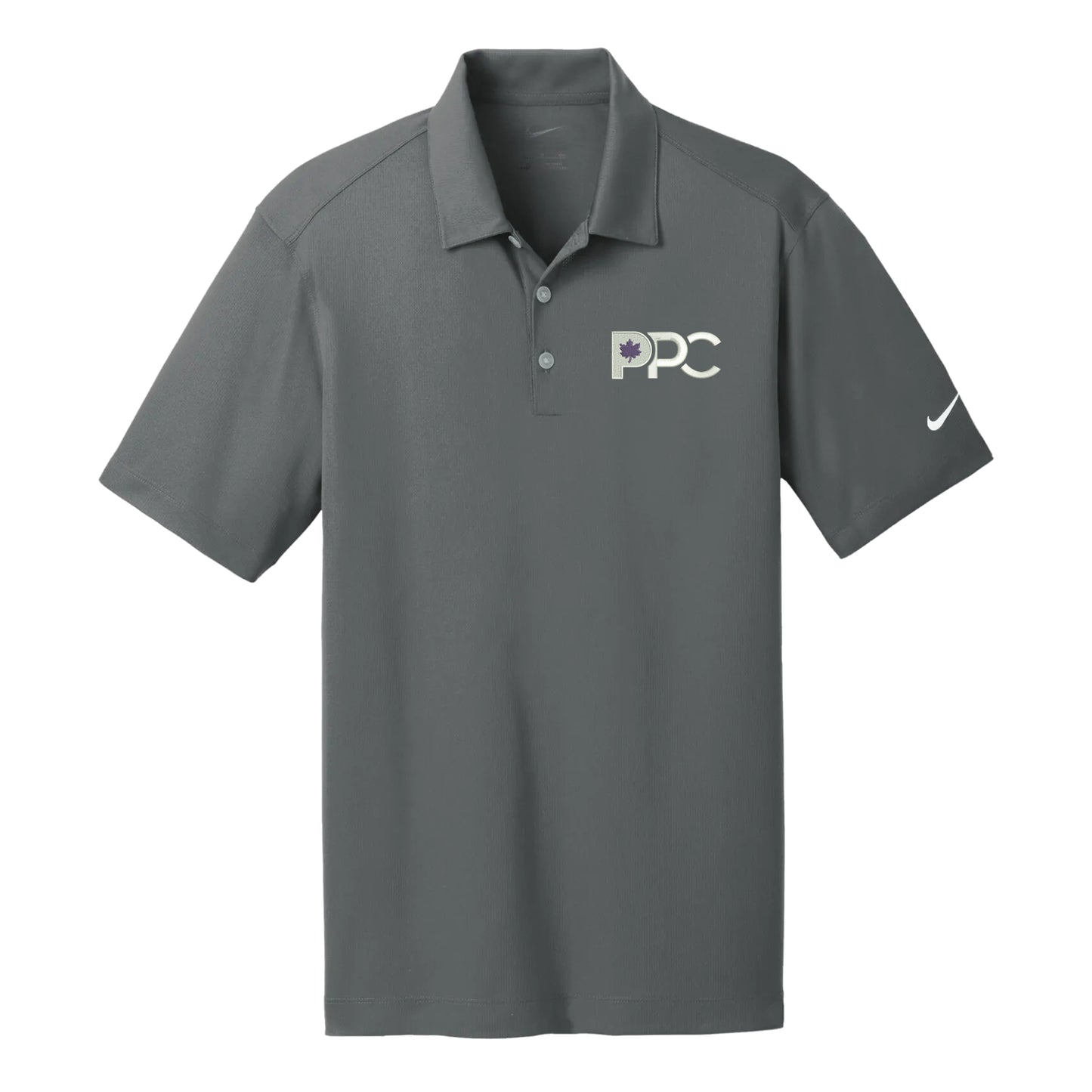 PPC Nike Grey Dri-Fit Polo