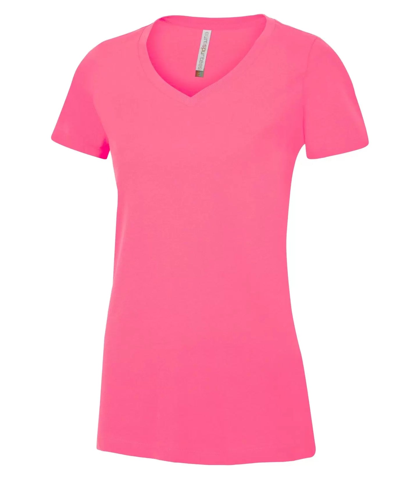 ATC™ EUROSPUN® RING SPUN V-NECK LADIES' TEE. ATC8001L