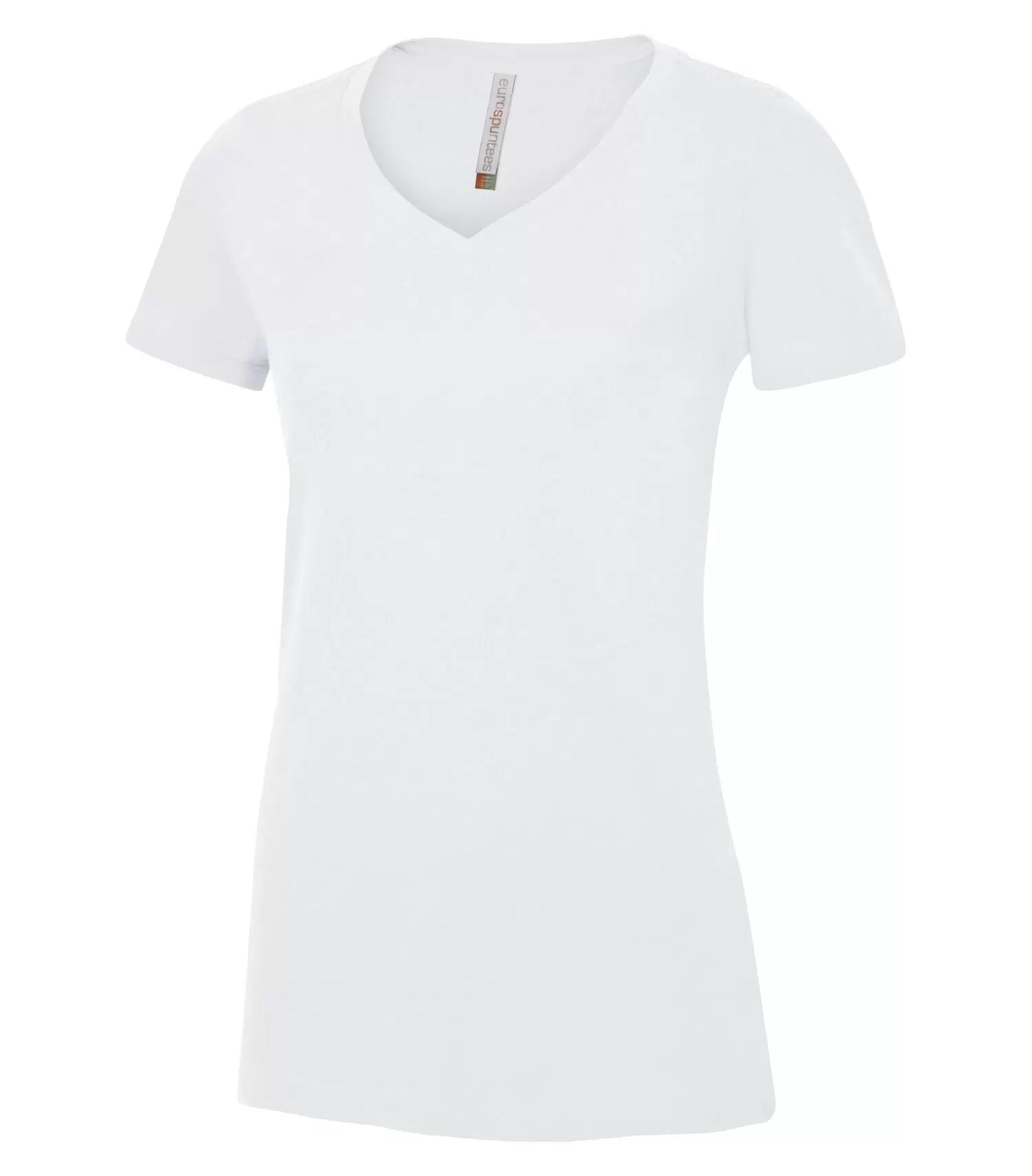 ATC™ EUROSPUN® RING SPUN V-NECK LADIES' TEE. ATC8001L