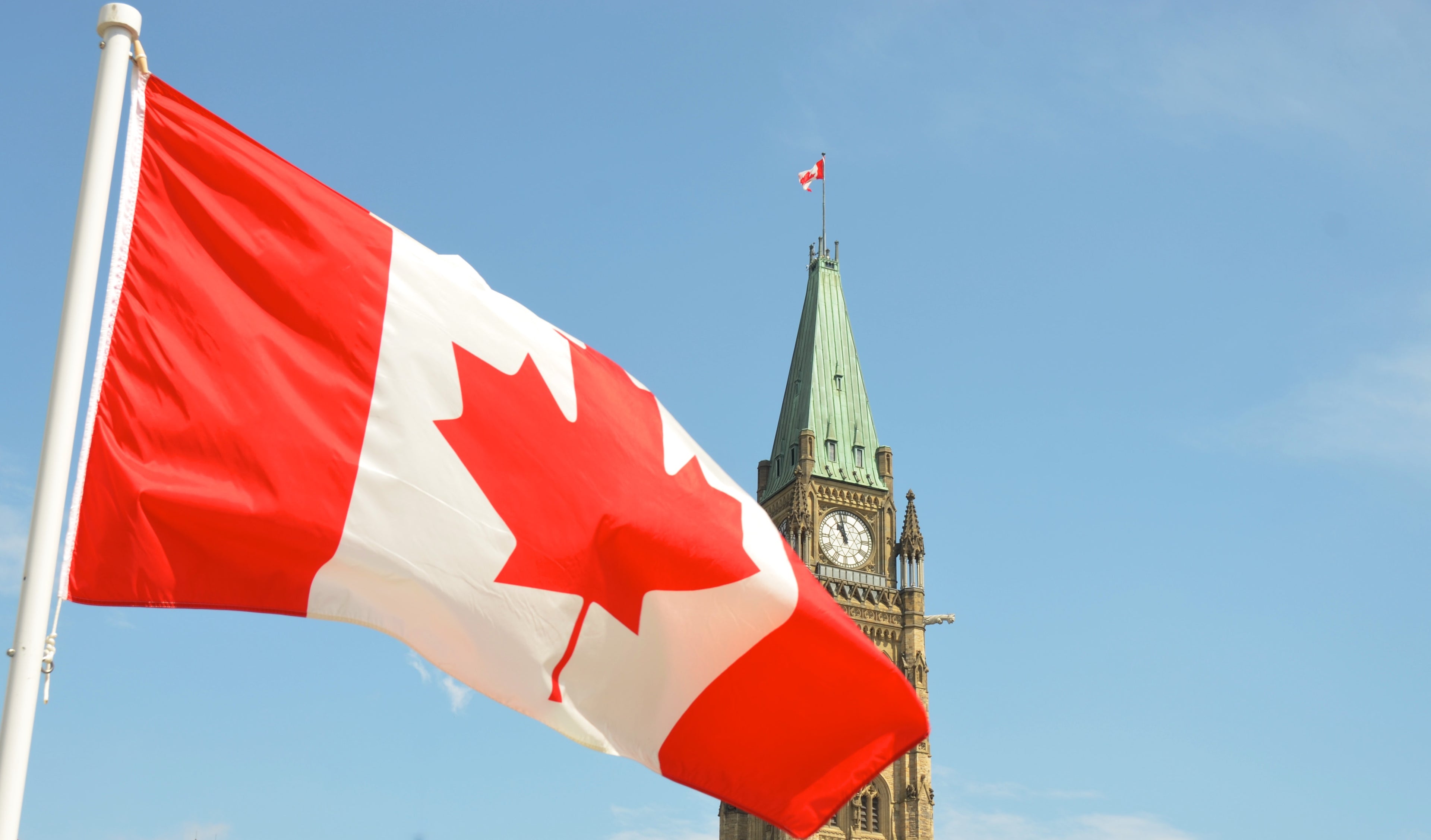 This is a picture of the canadian flag