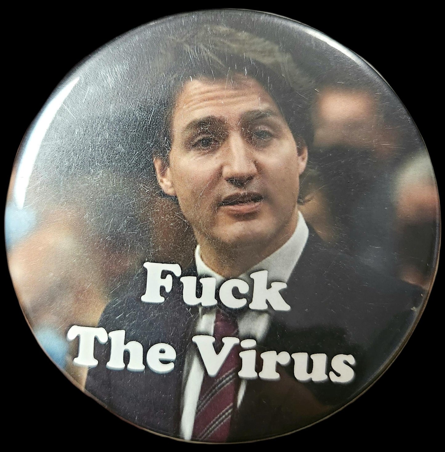 Button - Fuck the Virus Trudeau