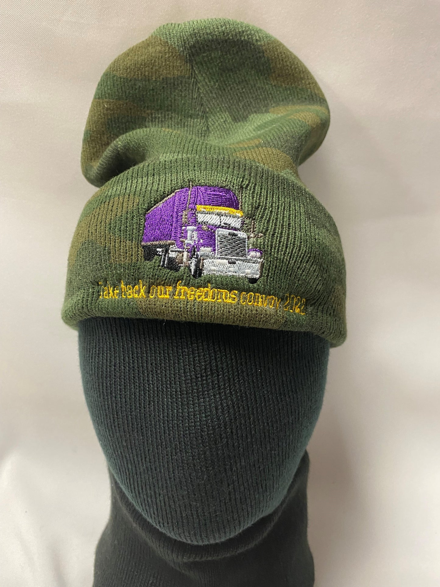 TRUCKER TOQUE camouflage: "Take back our freedoms convoy 2022"